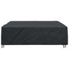 vidaXL Furniture Cover Plain Black 275 x 275 x 70 cm 600D