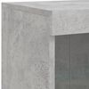 vidaXL Sideboard with LED Lights Concrete Grey 81x37x100 cm