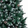 vidaXL Artificial Christmas Tree with 300 LEDs with Stand Green 240 cm