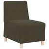 vidaXL Modular Sofa Unit Armless Army Green 55 x 74 x 82 cm