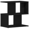 vidaXL Bedside Cabinet 2 pcs Black Oak 50 x 30 x 51,5 cm