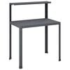 vidaXL Potting Table 100 x 50 x 104 cm Powder-Coated Steel Anthracite