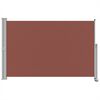 vidaXL Patio Retractable Side Awning 160x300 cm Brown