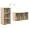 vidaXL Hanging Cabinet Sonoma Oak 40 x 29.5 x 80 cm Engineered Wood