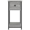 vidaXL Bedside Cabinet Grey Sonoma 30x60x60 cm Engineered Wood