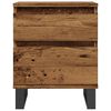 vidaXL Bedside Cabinet Old Wood 40x35x50 cm Engineered Wood