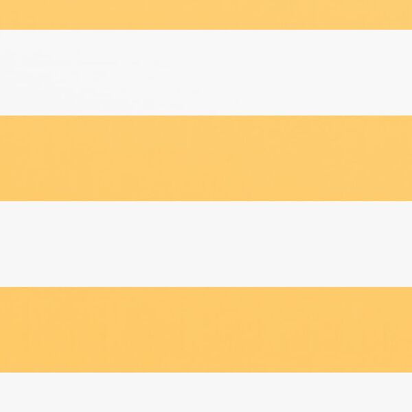 vidaXL Balcony Screen White and Yellow 120x600 cm Oxford Fabric