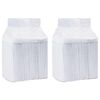 vidaXL Pet Training Pad Plain 100 pcs 45 x 33 cm