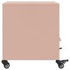 vidaXL Bedside Cabinet Pink 36x39x43.5 cm Steel