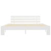 vidaXL Bed Frame without Mattress White 160x200cm Solid Wood Pine