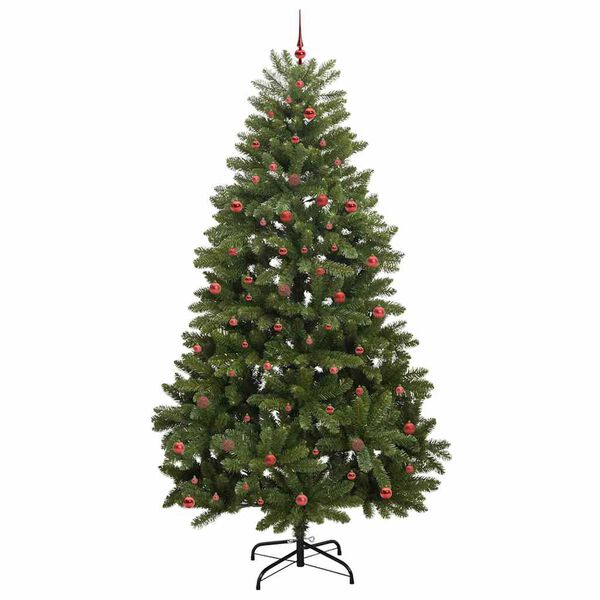 vidaXL Artificial Christmas Tree Green 300 cm PVC and Metal