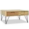 vidaXL Coffee Table | Natural wood and black
