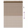 vidaXL Roller Blind with Curtains Manual Brown 150 x 220 cm Bamboo