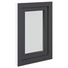 Basement Window Manual RISOR Anthracite 50 x 75 cm PVC and Glass