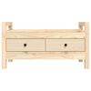vidaXL Hall Bench 80x40x43 cm Solid Wood Pine