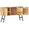 vidaXL Sideboard 118x30x75 cm Solid Mango Wood
