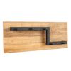 LABEL51 Coat Rack Road 65x13x25 cm M Black