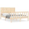 vidaXL Bed Frame without Mattress 140x200 cm Solid Wood Pine