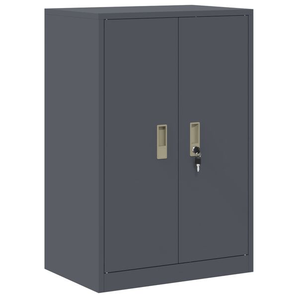 vidaXL Storage Cabinet Anthracite 60 x 40 x 90 cm Steel