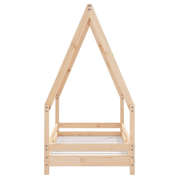 vidaXL Kids Bed Frame 70x140 cm Solid Wood Pine