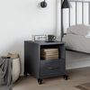 vidaXL Bedside Cabinet Anthracite 36x39x43.5 cm Steel