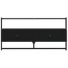 vidaXL TV Cabinet Wall-mounted Black 100.5x30x51 cm Engineered Wood