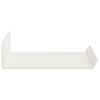 vidaXL Floating Shelf Wall-mounted 3 pcs White 40 x 9 x 2.5 cm Steel