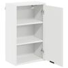 vidaXL Bathroom Cabinet Wall-mounted with Door White 39 x 23.5 x 65 cm