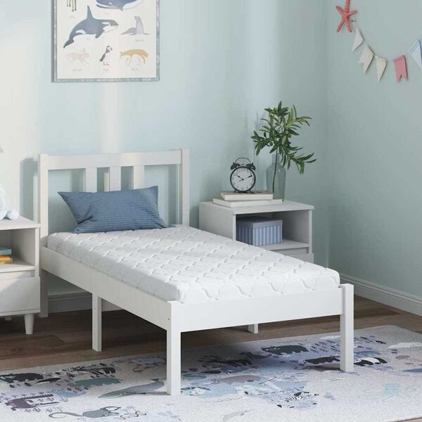 vidaXL Mattress White 60 x 120 cm PU Foam