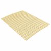 vidaXL Slatted Bed Base | Natural | Solid poplar wood | Single bed size