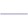 vidaXL Replacement Fabric for Awning Valance Blue and White Stripe 4 m