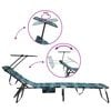 vidaXL Folding Sun Lounger 2 pcs Multicolour 190 x 57 x 81 cm Oxford