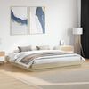 vidaXL Bed Frame without Mattress Sonoma Oak 180x200 cm Super King