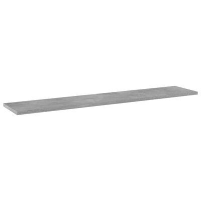 vidaXL Bookshelf Boards 8 pcs Concrete Grey 100x20x1.5 cm Engineered Wood