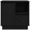 vidaXL Bedside Cabinet with Drawer 2 pcs Black Oak 50 x 34.5 x 50 cm