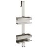 vidaXL Hanging Shower Caddy Brushed 304 Stainless Steel