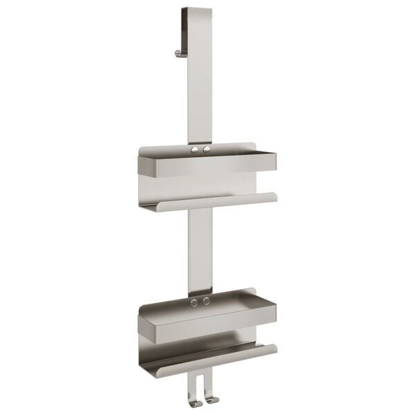 vidaXL Hanging Shower Caddy Brushed 304 Stainless Steel