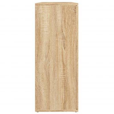 vidaXL Sideboard Sonoma Oak 91x29.5x75 cm Engineered Wood