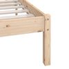 vidaXL Bed Frame without Mattress Solid Wood Small Double