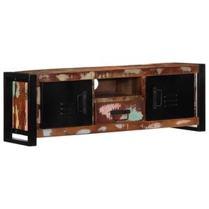 vidaXL TV Cabinet 100x30x35 cm Solid Wood Reclaimed