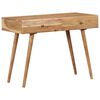 vidaXL Desk 100x51x76 cm Solid Acacia Wood