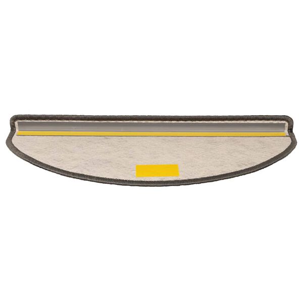 vidaXL Stair Mats Self-adhesive Sisal-Look 30 pcs 65x21x4 cm Grey and Beige