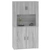 vidaXL Highboard Grey Sonoma Engineered Wood