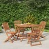 vidaXL 5 Piece Garden Dining Set Solid Wood Acacia