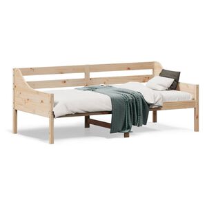 vidaXL Day Bed without Mattress 90x190 cm Single Solid Wood Pine