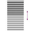 vidaXL Zebra Blind Black 120x230 cm Fabric Width 115.9 cm Polyester