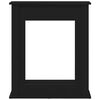 vidaXL Fireplace Surround Black Oak 75x20x87.5 cm Engineered Wood