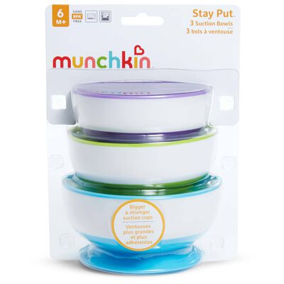 Munchkin Suction Bowls 3 pcs