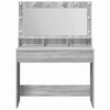 vidaXL Dressing Table Grey Sonoma 100 x 41 x 135 cm Engineered Wood