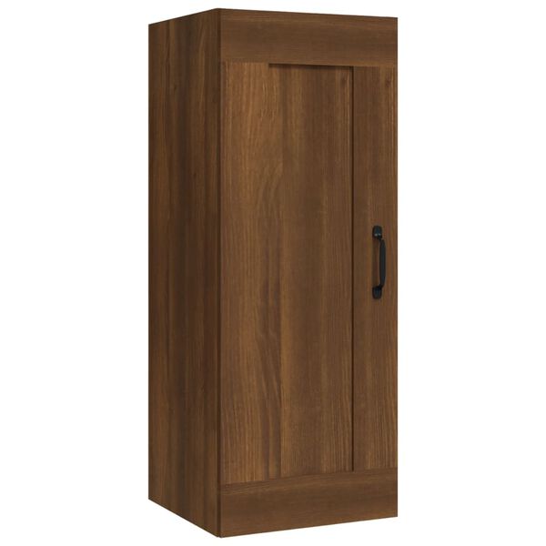 vidaXL Hanging Cabinet Brown Oak 35x34x90 cm Engineered Wood